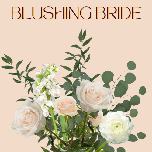 FLOWER BOX - BLUSHING BRIDE